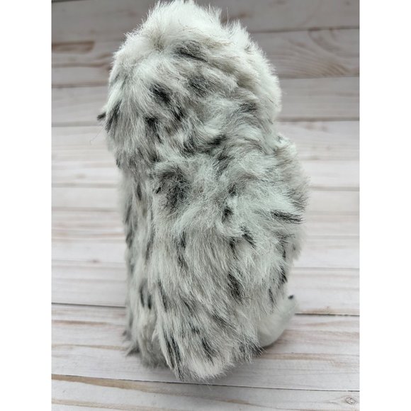 Legends Fuzzy Friends 7" Snowy White Spotted Owl 7" Plush Stuffed Animal Bird - Picture 3 of 7